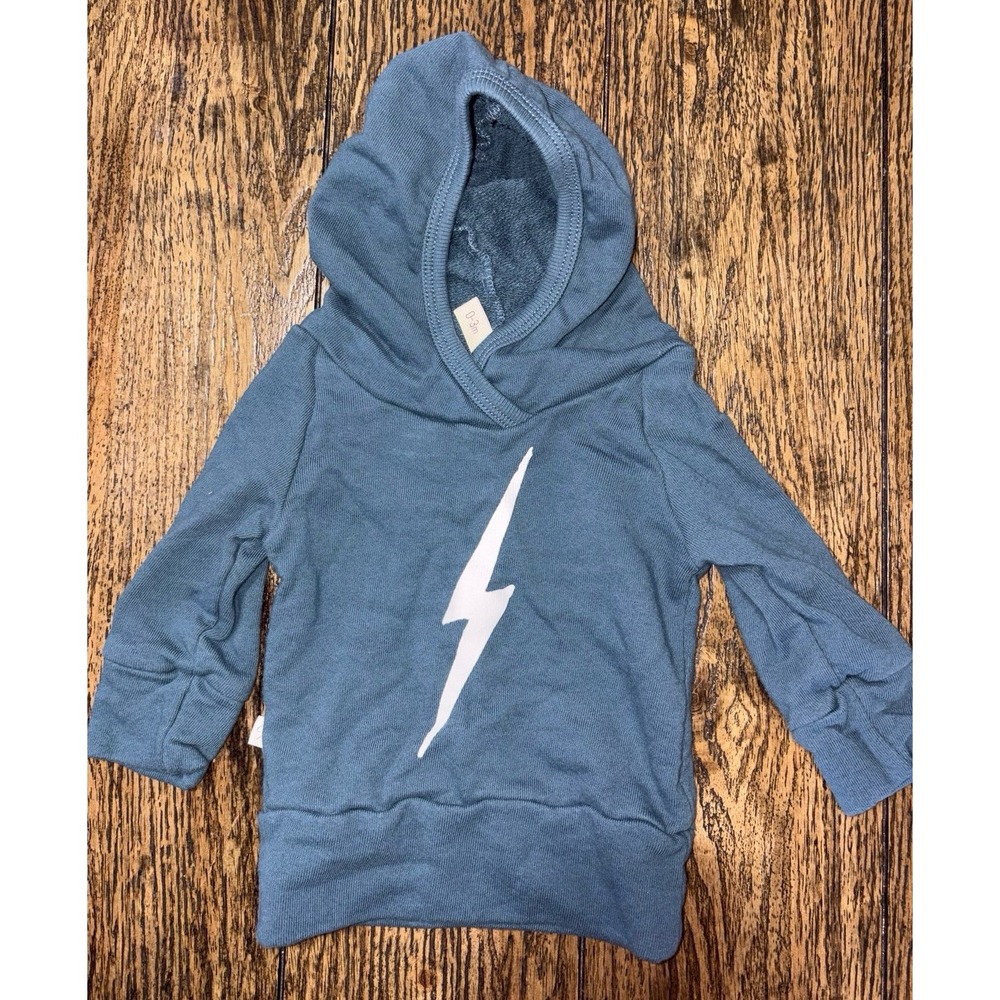 Childhoods lightning bolt hoodie 0/3 months